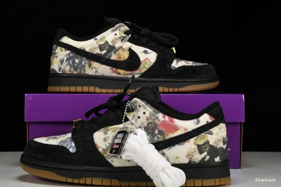 Supreme Dunk SB FD8778-001  Nike Low Rammellzee 0825